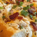 Chicken Bacon Ranch Stuffed Bread