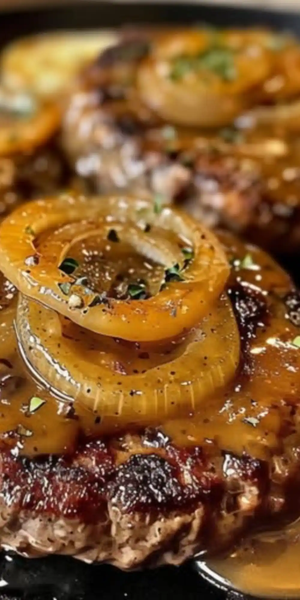 Hamburger Steak with Brown Gravy Recipe