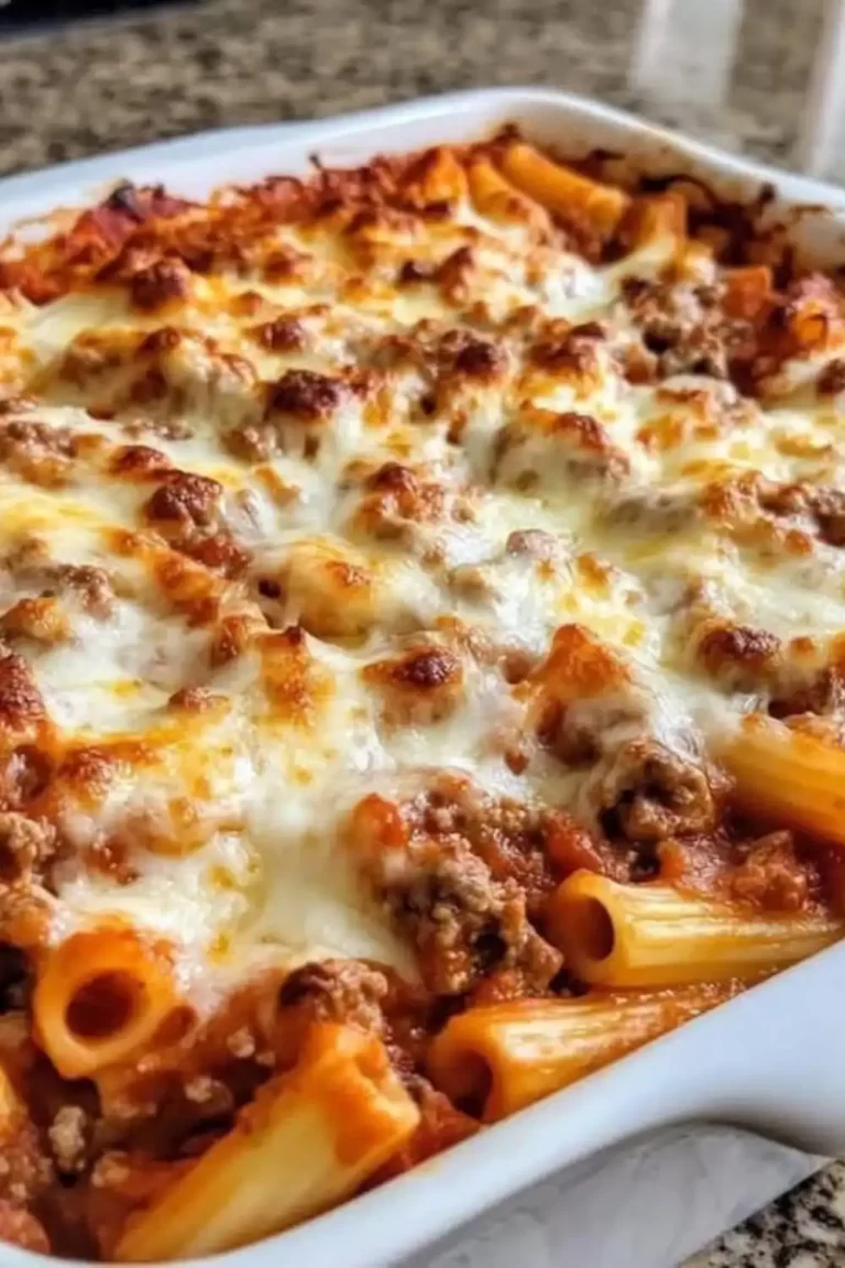 Baked Ziti with Ground Beef Recipe