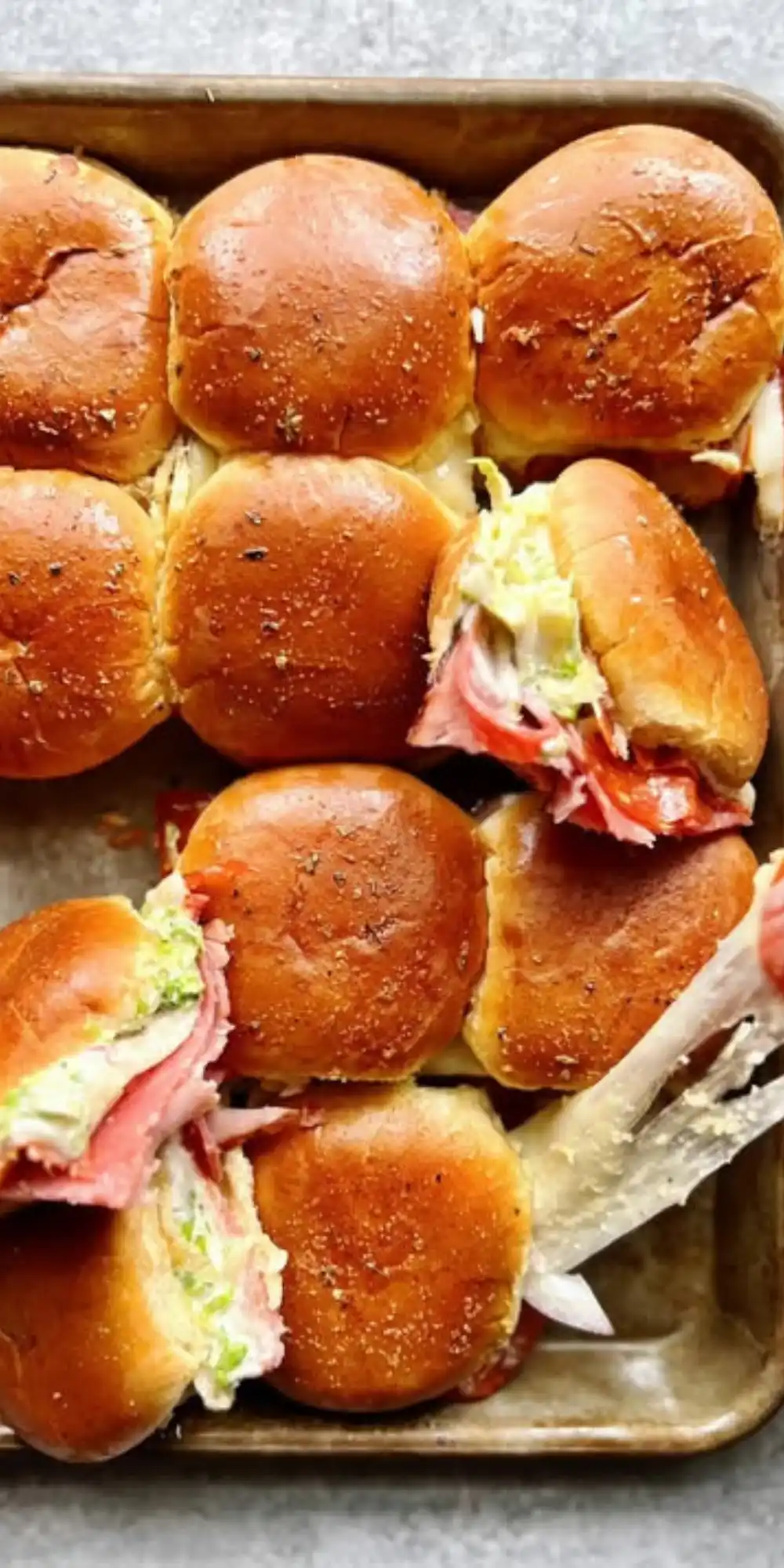 Chopped Italian Sandwich Sliders