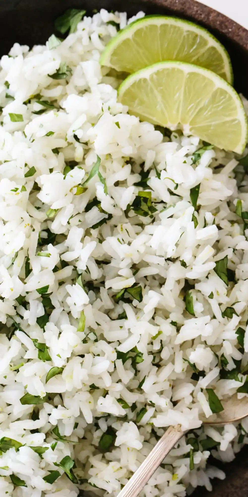 Cilantro Lime Rice in Rice Cooker