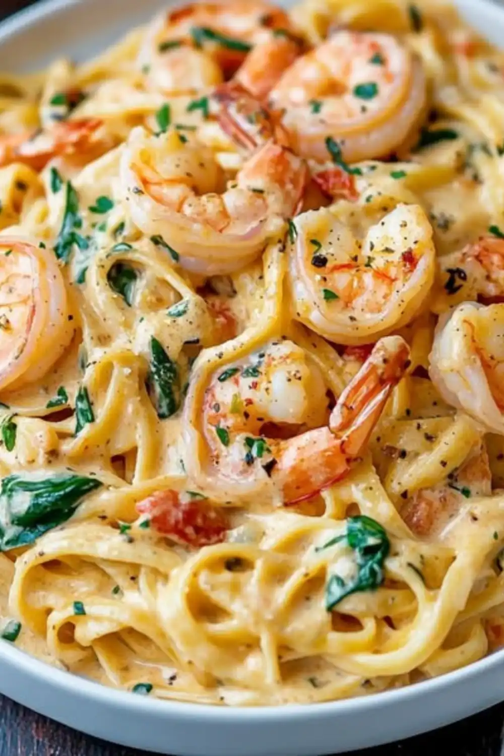 Creamy Tuscan Shrimp Linguine