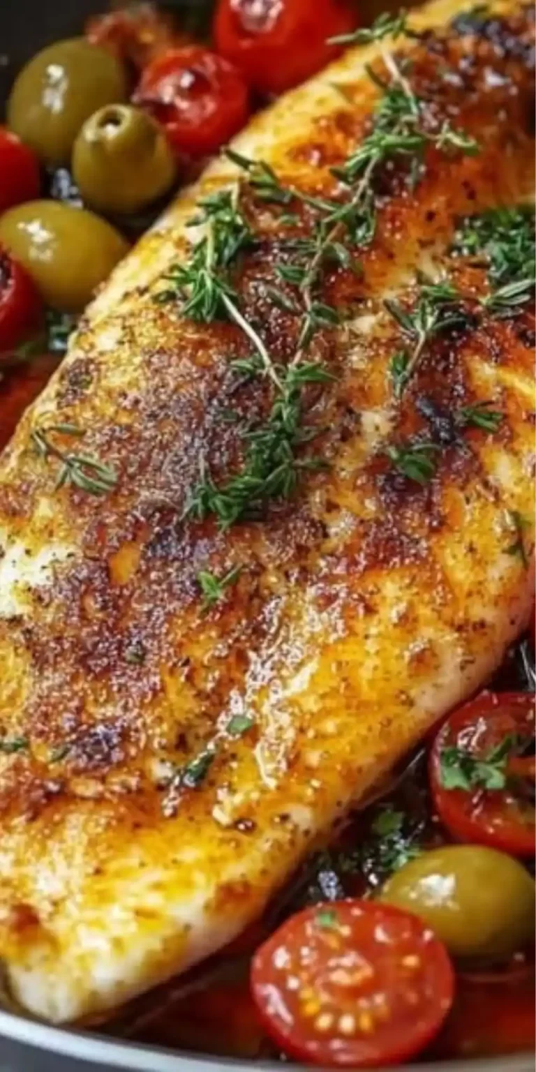 Easy Mediterranean Baked Fish Recipe