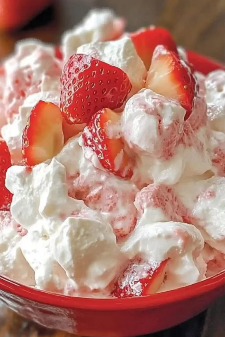 Easy Strawberry Fluff Salad Recipe 