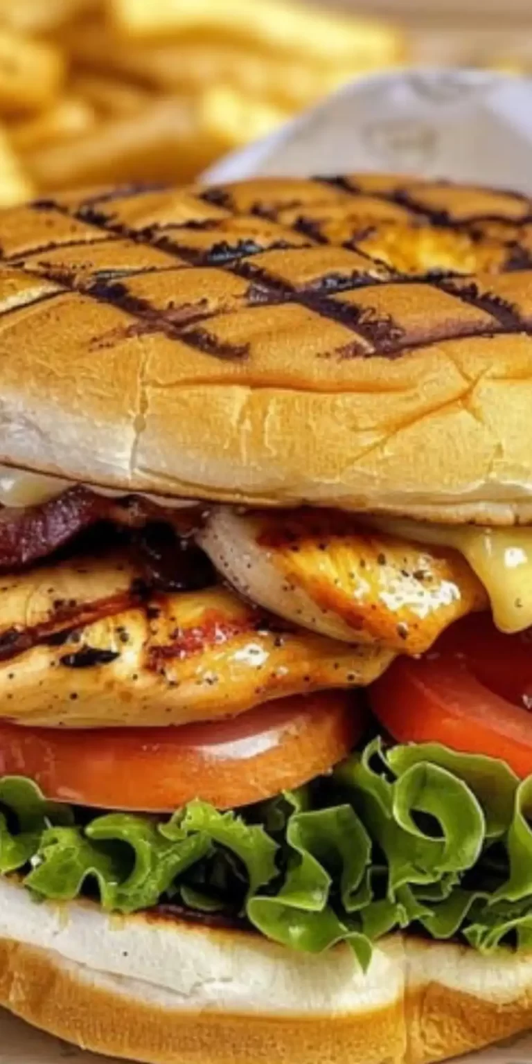 Grilled Chicken Club Sandwich Recipe