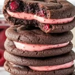 Irresistible Raspberry Sandwich Cookies