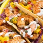 Shrimp Tacos with Cilantro Lime Sauce Recipe