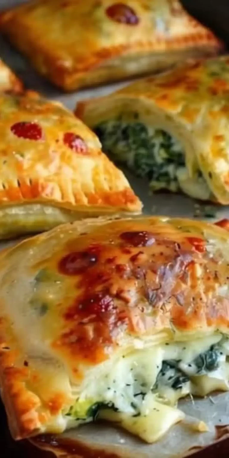 Easy Spinach Stuffed Pastry Recipe