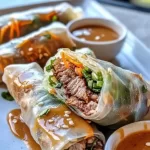 Spring Rolls with Peanut Sauce Recipe