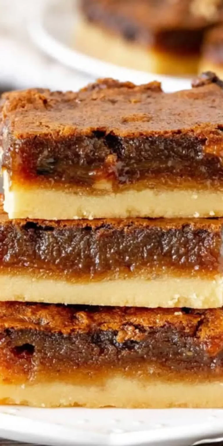 butter tart squares shortbread crust