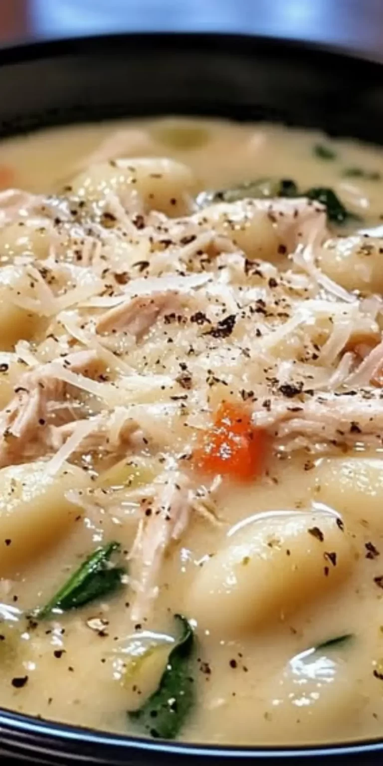 Easy Chicken Gnocchi Soup (Olive Garden Copycat) – Crockpot Recipe