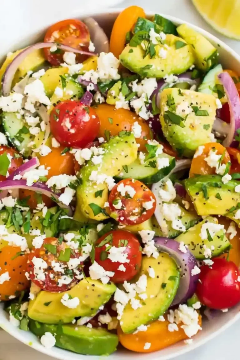 Best Feta Cucumber Avocado Salad Recipe