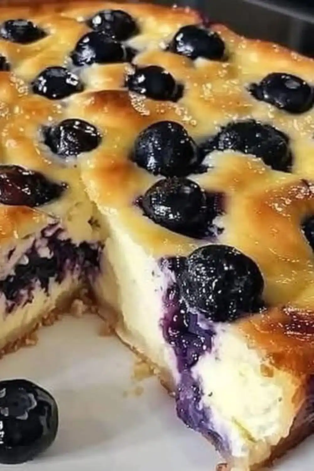Blueberry Cottage Cheese Breakfast Bake