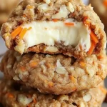 Carrot Cake Cookies with Cream Cheese