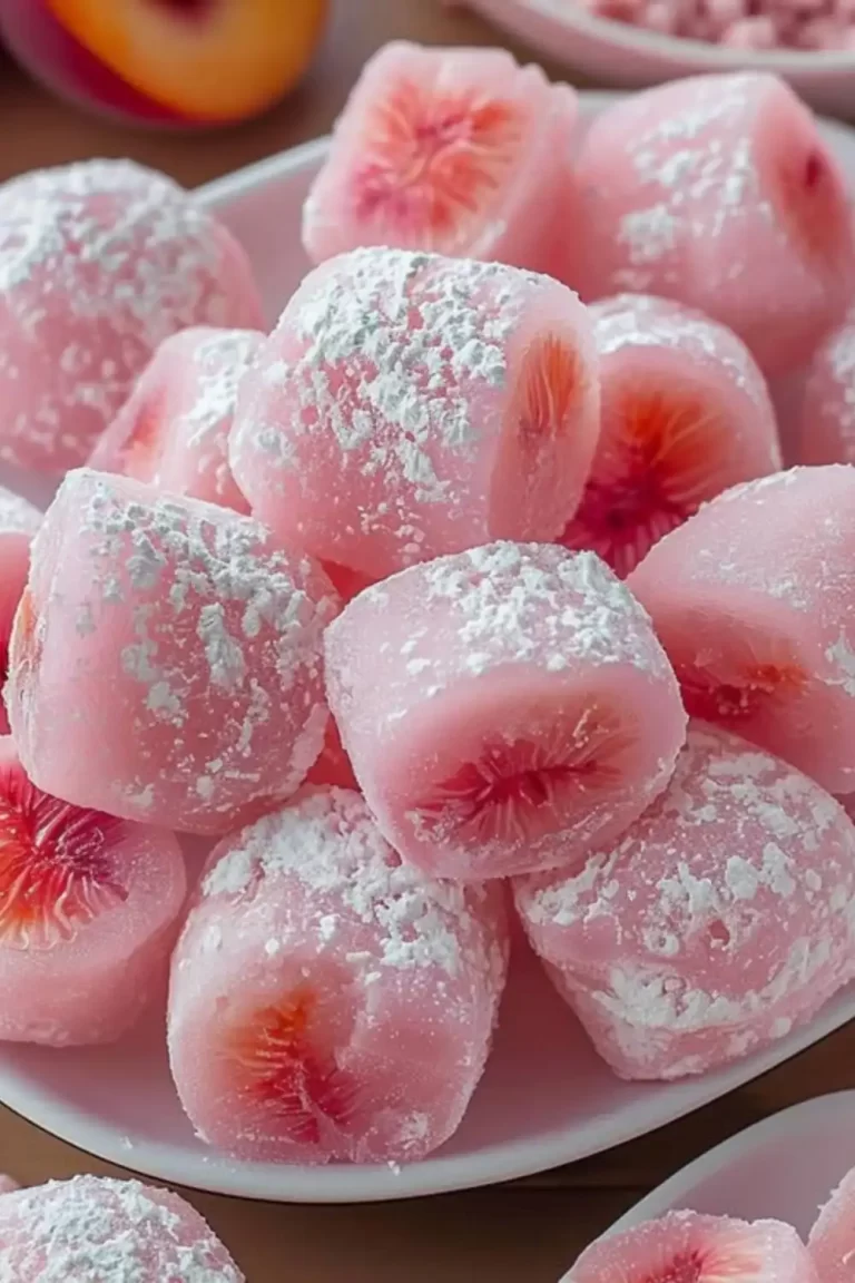 Peach Mochi Recipe