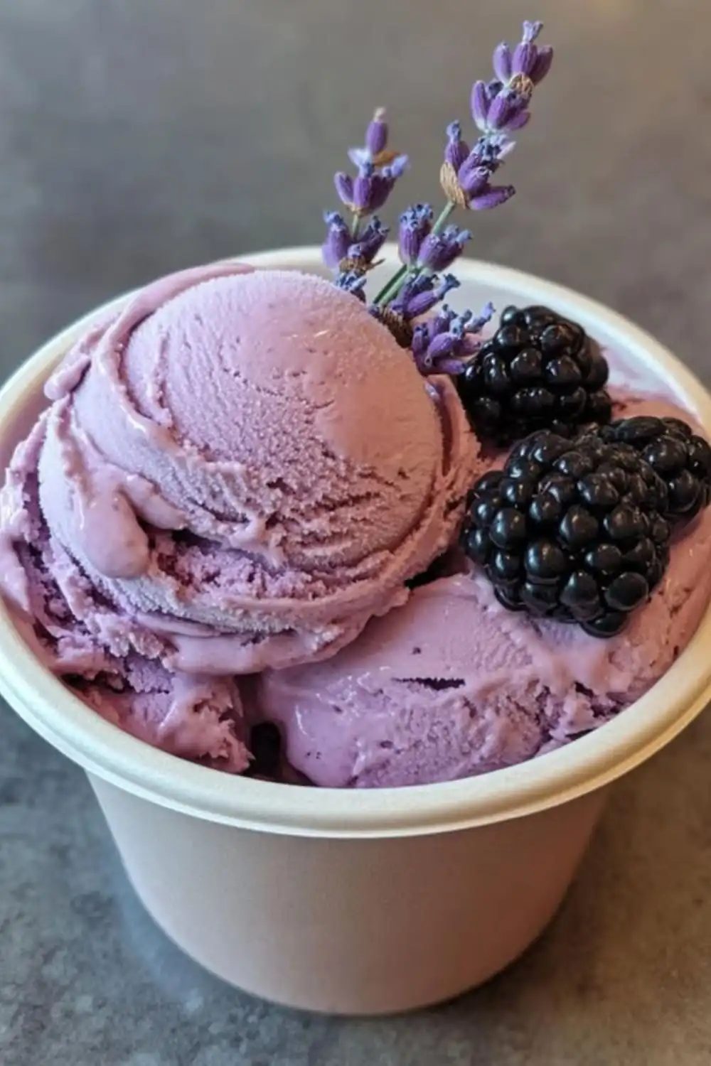 lavender ice cream
